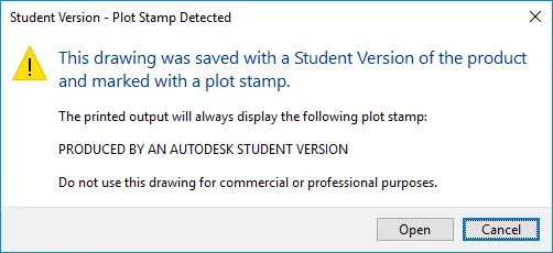 搞定取消CAD“检测到教育版打印戳记”