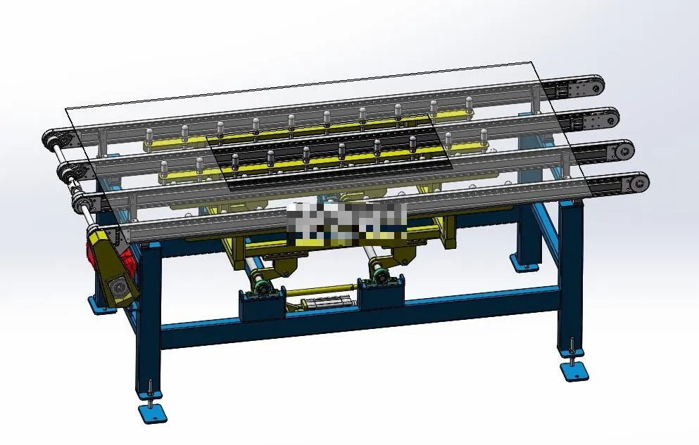N6755-玻璃运输皮带输送机的设计【含SW三维图】