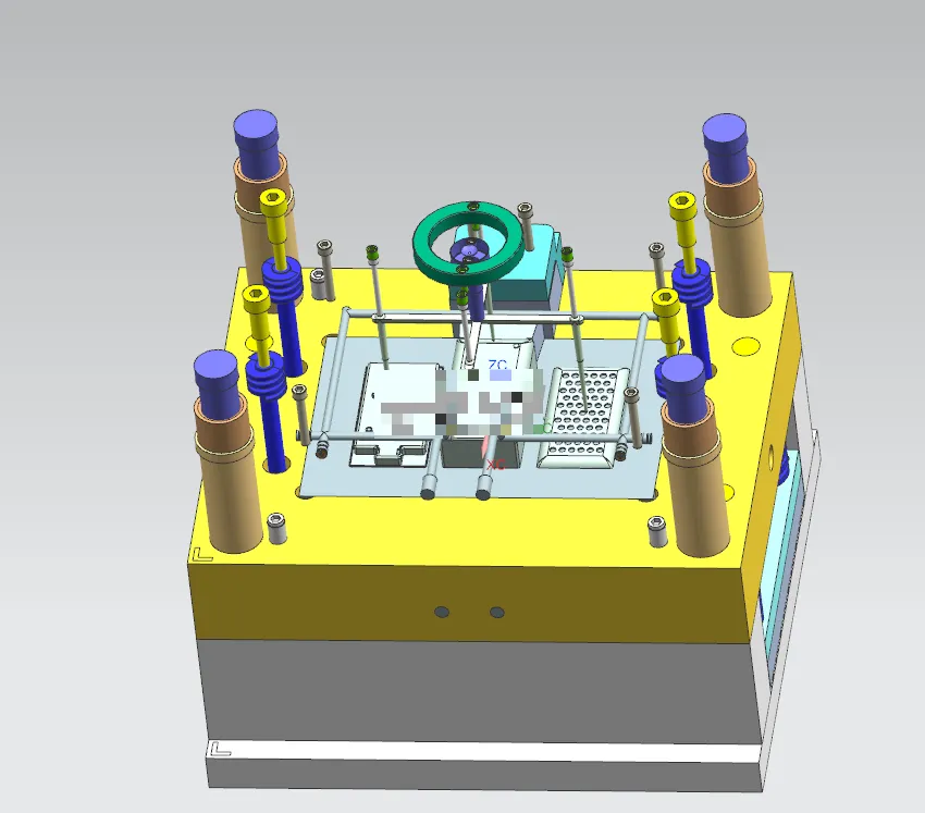 N6760-台灯主体外壳注塑模具设计【含UG三维图】