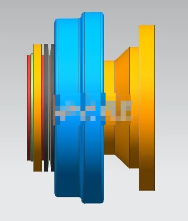 N6868-拉式离合器分离轴承设计【含三维图】