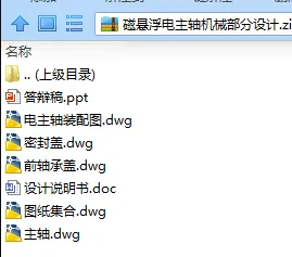 N7499-磁悬浮电主轴机械部分设计 N7499-磁悬浮电主轴机械部分设计