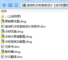 N7556-柴油机冷却系统设计