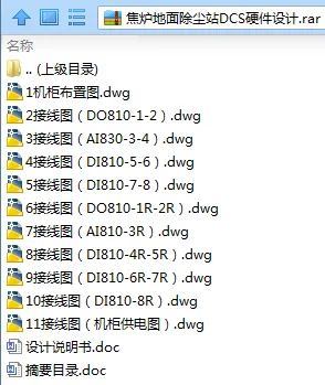 N7595-焦炉地面除尘站DCS硬件设计 N7595-焦炉地面除尘站DCS硬件设计