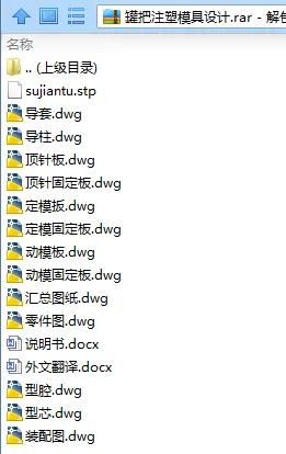 N7915-罐把注塑模具设计