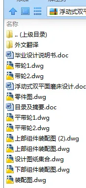 N8302-浮动式双平面磨床设计
