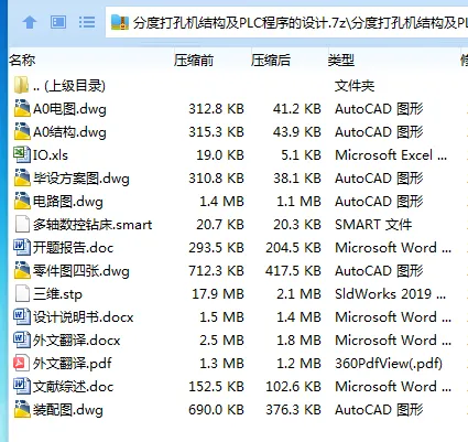 Z2251-分度打孔机结构及PLC程序的设计【含三维图】