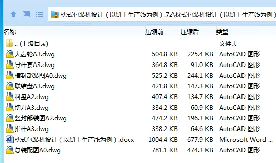 Z2358-枕式包装机设计(以饼干生产线为例) Z2358-枕式包装机设计(以饼干生产线为例)