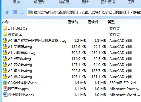Z2413-锤爪式秸秆粉碎还田机的设计 Z2413-锤爪式秸秆粉碎还田机的设计
