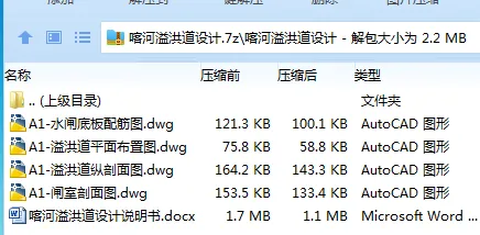 Z2415-喀河溢洪道设计 Z2415-喀河溢洪道设计