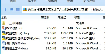 Z2436-钩型连杆铸造工艺设计