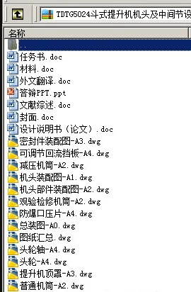 N8515-TDTG5024斗式提升机机头及中间节设计