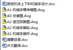 N8532-数控机床上下料机械手设计