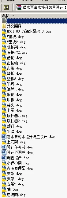 N8761-潜水泵海水提升装置设计
