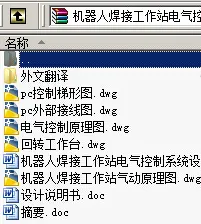 N8898-机器人焊接工作站电气控制系统设计