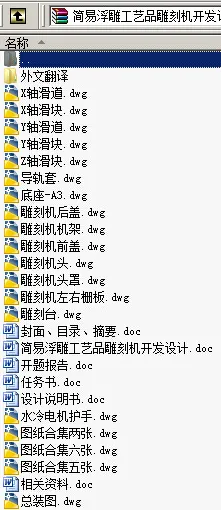 N8990-简易浮雕工艺品雕刻机开发设计
