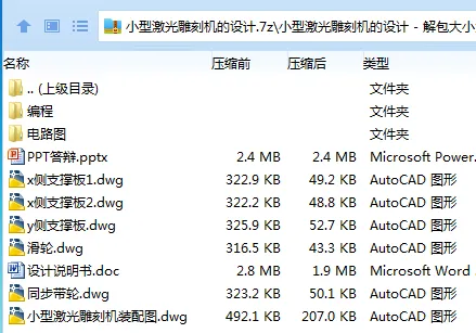 Z2714-小型激光雕刻机的设计
