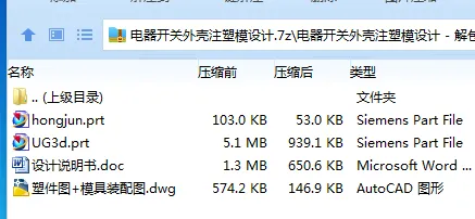 Z2793-电器开关外壳注塑模设计【含UG三维图】