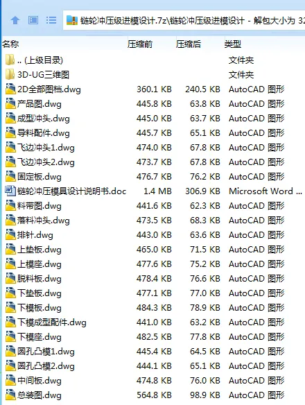 Z2835-链轮冲压级进模设计【含UG三维图】