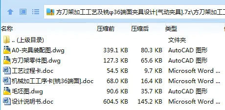 Z2864-方刀架加工工艺及铣φ36端面夹具设计[气动夹具]