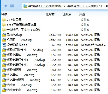 Z2868-导轨座加工工艺及夹具设计【含Proe三维图】