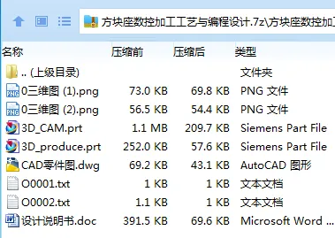 Z2871-方块座数控加工工艺与编程设计[三维UG]
