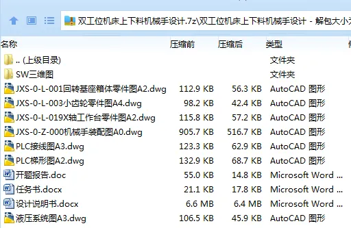 Z2927-双工位机床上下料机械手设计【含SW三维图】 Z2927-双工位机床上下料机械手设计【含SW三维图】