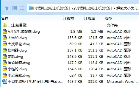 Z2942-小型电动松土机的设计