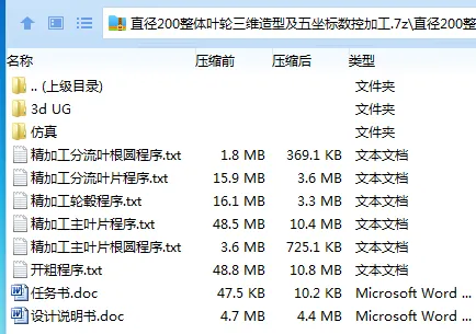 Z3256-直径200整体叶轮三维造型及五坐标数控加工UG三维 Z3256-直径200整体叶轮三维造型及五坐标数控加工UG三维