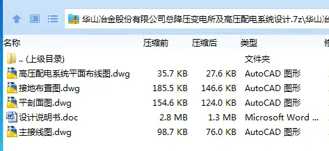 Z3325-华山冶金股份有限公司总降压变电所及高压配电系统设计