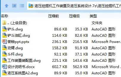 Z3339-液压挖掘机工作装置及液压系统设计