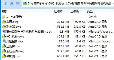 Z3344-矿用自卸车车厢和举升机构设计 Z3344-矿用自卸车车厢和举升机构设计