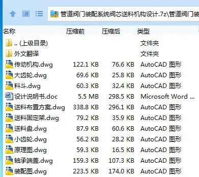 Z3468-管道阀门装配系统阀芯送料机构设计 Z3468-管道阀门装配系统阀芯送料机构设计