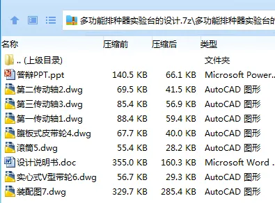 Z3470-多功能排种器实验台的设计 Z3470-多功能排种器实验台的设计