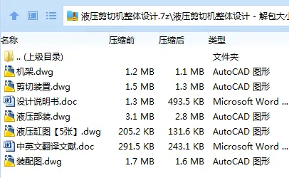Z3487-液压剪切机整体设计 Z3487-液压剪切机整体设计