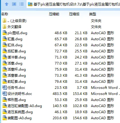 Z3524-基于plc液压金属打包机设计 Z3524-基于plc液压金属打包机设计