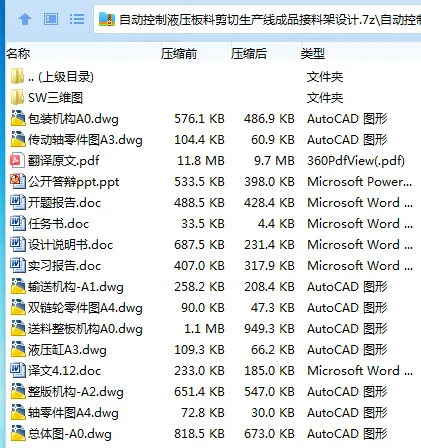 Z3569-自动控制液压板料剪切生产线成品接料架设计【含SW三维图】 Z3569-自动控制液压板料剪切生产线成品接料架设计【含SW三维图】
