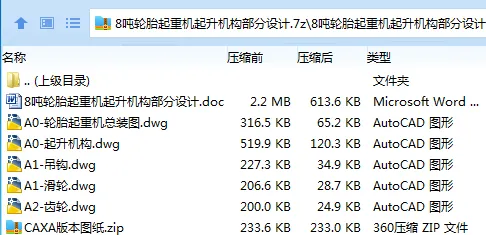 Z3570-8吨轮胎起重机起升机构部分设计
