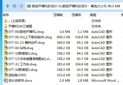 Z3623-数控开榫机的设计【含SW三维图】