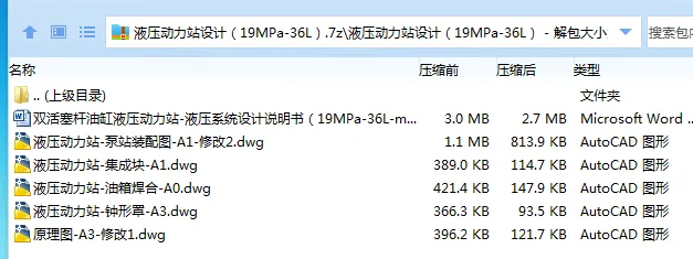Z3643-液压动力站设计（19MPa-36L）