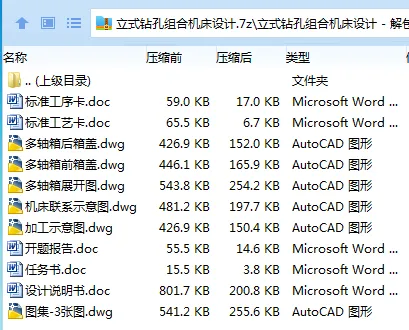 Z3654-立式钻孔组合机床设计