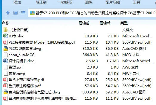 Z3664-基于S7-200 PLC和MCGS组态的自动售货机控制系统设计