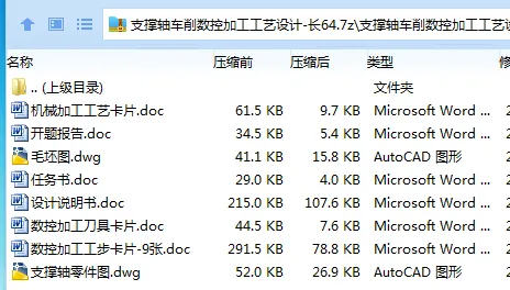 Z3666-支撑轴车削数控加工工艺设计-长64 Z3666-支撑轴车削数控加工工艺设计-长64