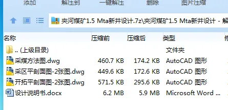Z3721-夹河煤矿1.5Mta新井设计