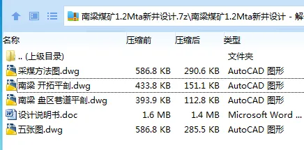 Z3819-南梁煤矿1.2Mta新井设计