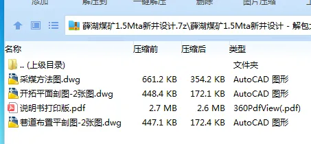 Z3829-薛湖煤矿1.5Mta新井设计