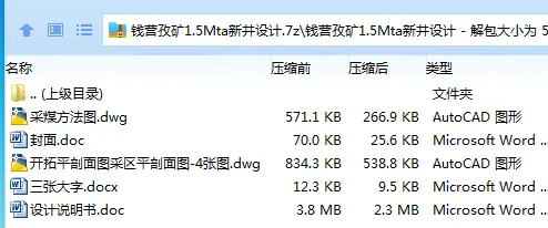 Z3842-钱营孜矿1.5Mta新井设计