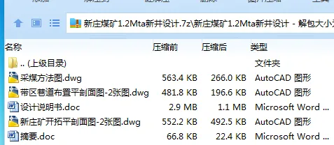Z3850-新庄煤矿1.2Mta新井设计