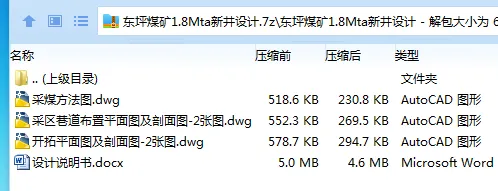 Z3854-东坪煤矿1.8Mta新井设计