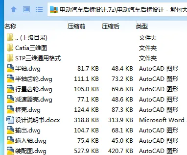 Z3888-电动汽车后桥设计【含Catia三维图】