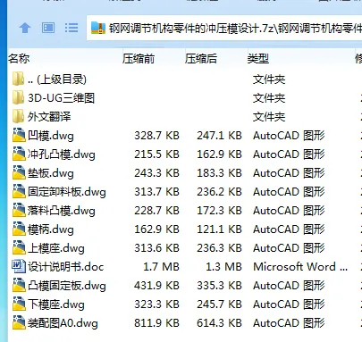 Z3902-钢网调节机构零件的冲压模设计【含UG三维图】
